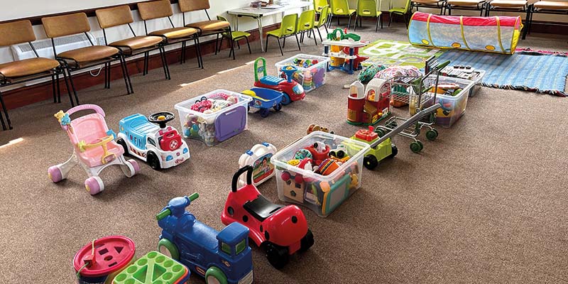 Monday morning Toddlers at Redcliffe Bay Methodist Church Hall